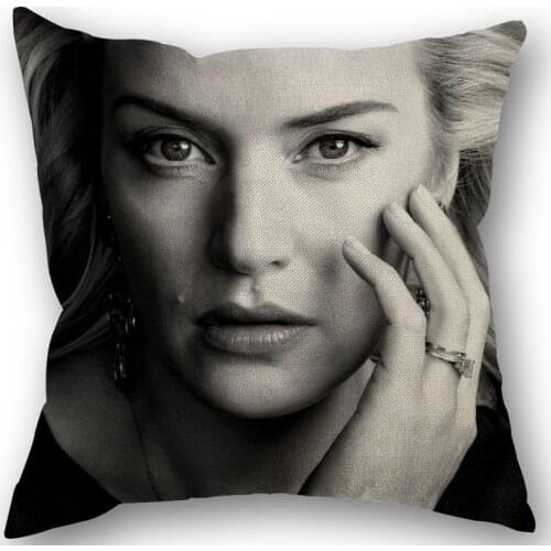 Kate Winslet Cotton Linen Pillowcase Fashion High Quality Decorative Pillow Case For Home Pillow Cover A10.17