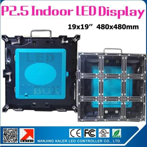 Low Price New version P2.5 led panel 0.48x0.48m 2121SMD indoor rental led video display better heat dissipation