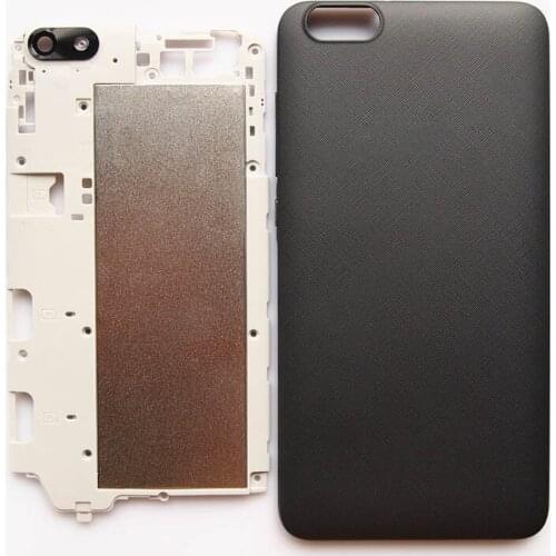 BaanSam New Dual Card Middle Frame Battery Door Back Cover Housing Case For Huawei Honor 4x With Power Volume Buttons