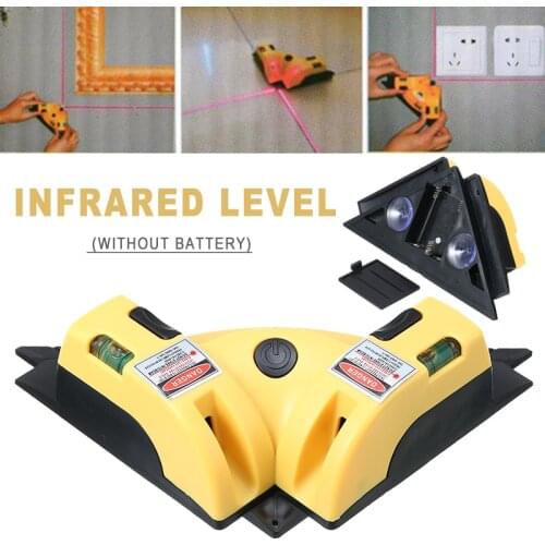 New 90 Degree Angle Laser Level Meter Tile Spirit Level Protractor Laser Leveling Tool For Paving And Pasting Walls