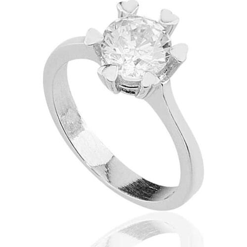 Original silver , Single Stone Ring, Good Quality and Affordable Single Stone ,Rings Types