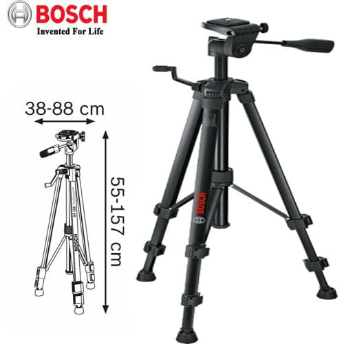 Bosch BT150 Professional Level Tripod Infrared Level Bracket 55 -157 cm high for GPL2-50G/GCL2-15G/GLL3-80CG/GLL3-15X/GLL5-50X
