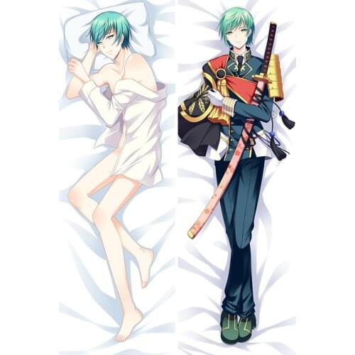 Touken Ranbu Online Hot Japanese Anime Hugging Pillow Cover Case Pillowcases Decorative Pillows Double-Sided 2Way 2WT 50X160CM