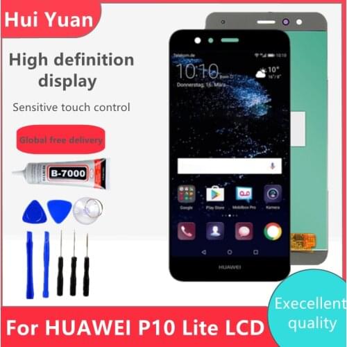 5.2" Original LCD With Frame For HUAWEI P10 Lite Lcd Screen For HUAWEI P10 Lite WAS-LX1 WAS-LX1A WAS-LX2 WAS-LX3 Display Replace