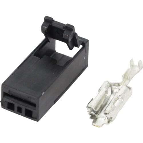 1 Pin plastic parts car connector with connector terminal DJ70120Y-6.3-21 1P