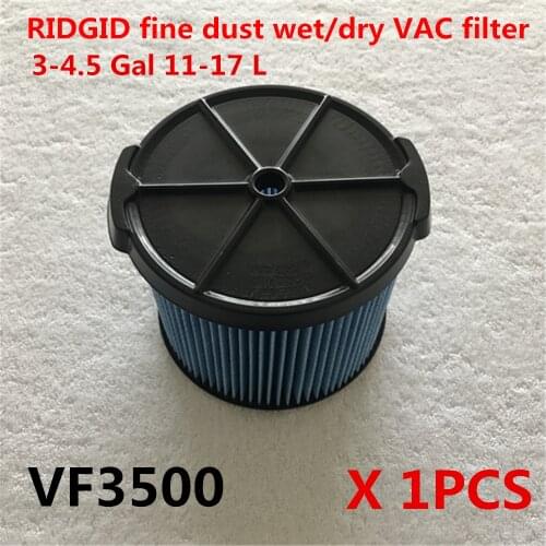 1pcs Filter for Ridgid VF3500 Vacuum Cleaner 3-Layer Pleated Paper Vacuum Filter 3-4.5gal 11-17L vacuum cleaner parts accessory