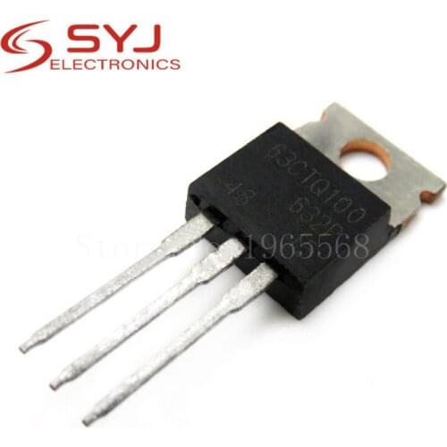 10pcs/lot 63CTQ100PBF 63CTQ100 TO-220 100V 63A new original In Stock