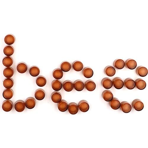 120Pcs Queen Bee Rearing Feeding Cell Cups Brown Bee Cages Beekeeping Tools Applicable to Bee feeder Equipment