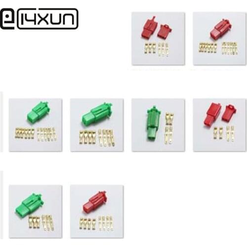 5sets 2.8mm 2P 3P 4P 6P 9P Automotive 2.8 Electrical wire Connector Male Female cable terminal plug Kits Motorcycle ebike car