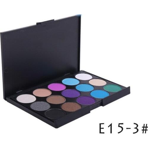 50pcs 15 Color Professional Natural Pigment Eyeshadow Set for Women Make Up Palette Cosmetic DHL