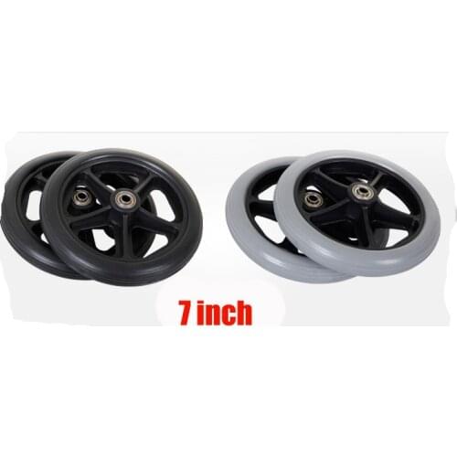 6/7/8 Inch Wheelchair Front Wheel Accessories 6 "7" 8 "solid Universal Explosion-proof Wheel for Wheelchair