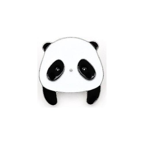 Panda Brooch Metal Enamel Pins and Brooches Fashion Lapel Pin Backpack Bags Badge Collection Gifts