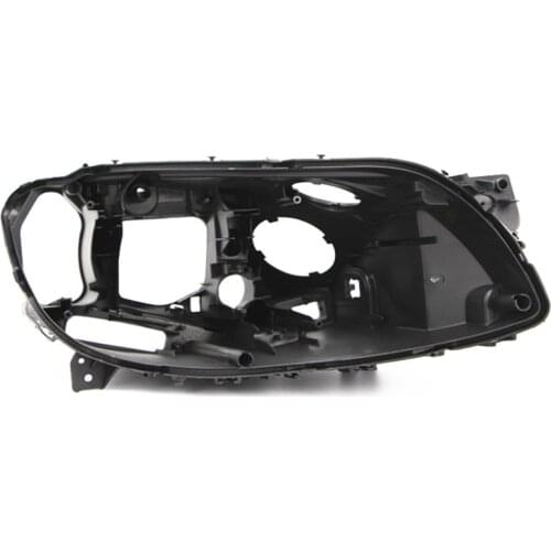 For BMW 7 series 2009-2015 shell Headlight black casing lampshade Black lampshade Headlight base lens black case car hood wrap