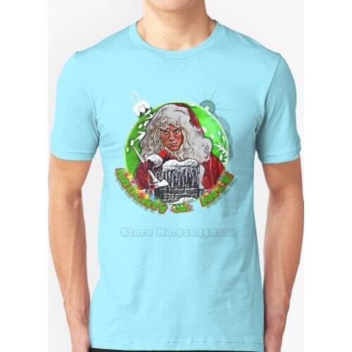 Naughty Or Nice Short Sleeves T-Shirt Men Fashion Summer Tops 100％ Cotton Funny Tee Shirt Silent Night Deadly Night Christmas