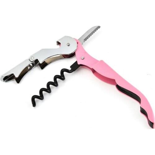 Hot Double Hinged Corkscrew, Hippocampus Cutter Multifunctional Knife Wine Bottle Opener Wine Key LX7290