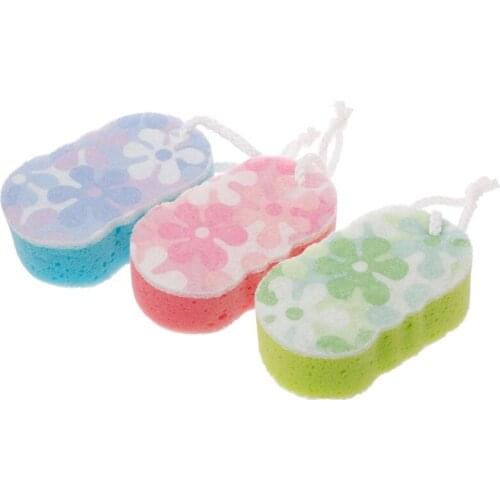 Bath Sponge Massage Multi Shower Exfoliating Body Cleaning Scrubber Cleaning AXYC