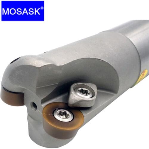 MOSASK EMR 20mm 25 32 mm Face Mill Tool CNC Metalworking Lathe Machining Round Nose Milling Cutter