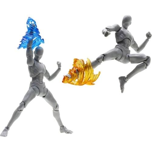 Model Whirlwind Kick Effect Decoration Whirlwind Model For General Scale Model - Transparent 7 Color