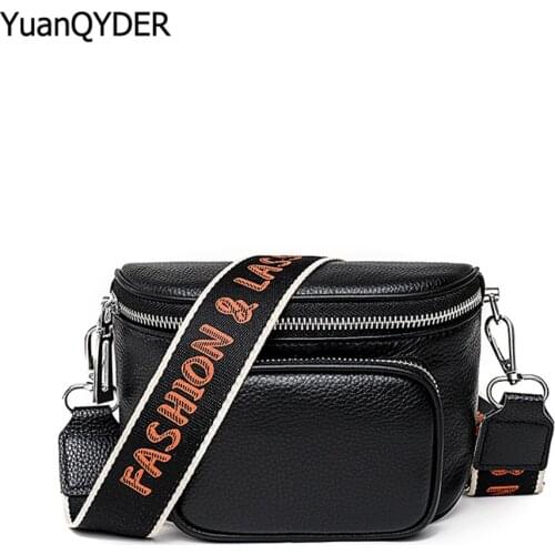 2021 New Genuine Leather Ladies Shoulder Bags Fashion Design Women Soild Color Casual Messenger Bag Womens Travel Bags Bolsos