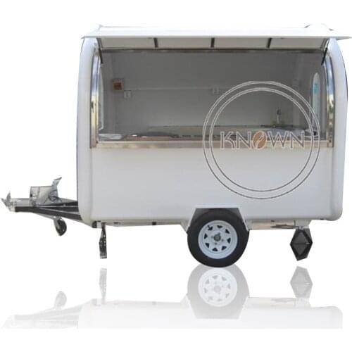 2019 new design hotdog food kiosk 220cm long food trailer multifunctional mobile food cart