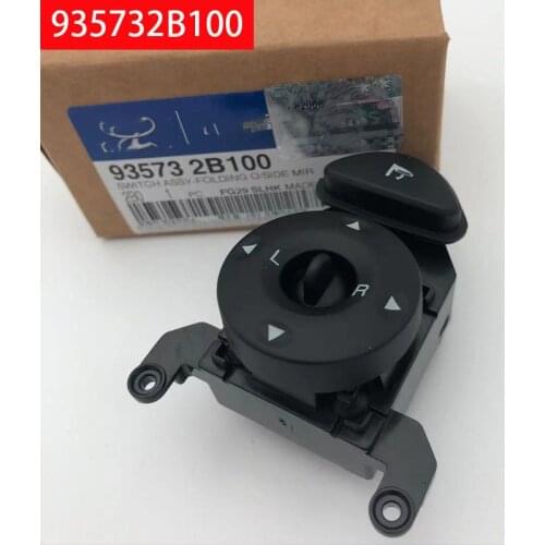 Original rearview mirror control switch LH FOR modern Santa Fe 2006-2010 OEM 935732B100