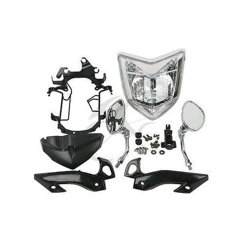 Motorcycle Front Headlight Head Light Lamp Assembly Set For YAMAHA FZ1N 2006-2009 2007 2008