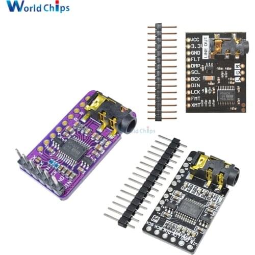 PCM5102 PCM5102A DAC Decoder Board I2S IIC Interface GY-PCM5102 I2S Player Module Audio Board For Raspberry Pi pHAT Sound Card