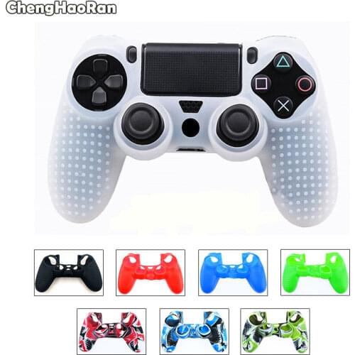 ChengHaoRan Anti-slip Silicone Cover Skin Case for Sony PlayStation Dualshock 4 PS4 /PS4 Pro Slim Controller