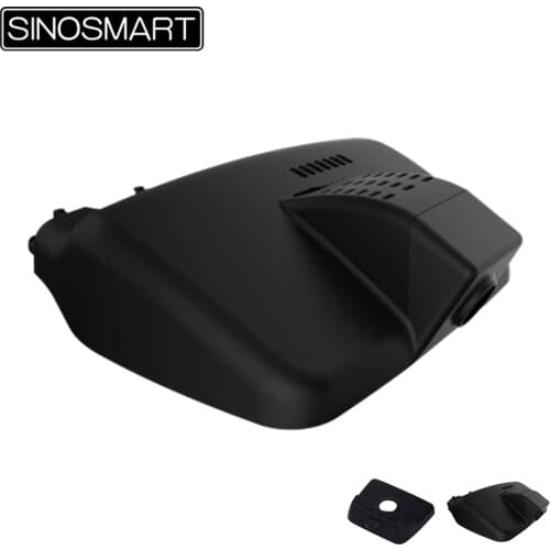 SINOSMART 96672 Wifi DVR Camera for Buick GL8 with Onstar 2015 Control by Mobile Phone App Black Dual Camera Optional