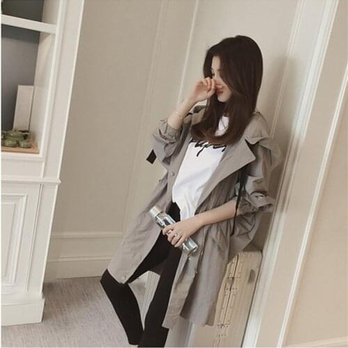 Женские тренчи с капюшоном Wait Joan China At AliExpress