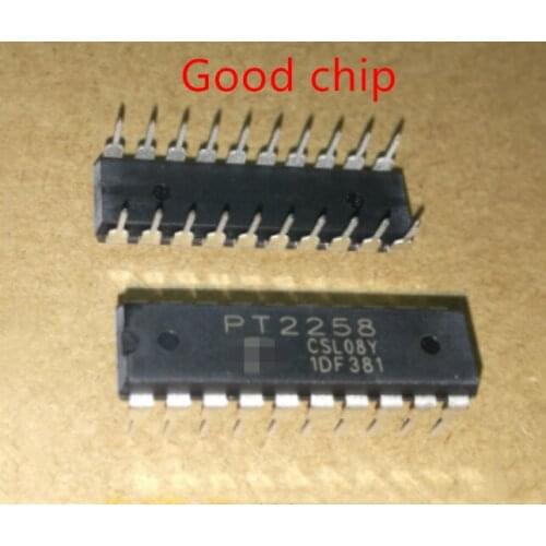 10PCS PT2258 2258 DIP-20 Six channel volume control IC new original In Stock