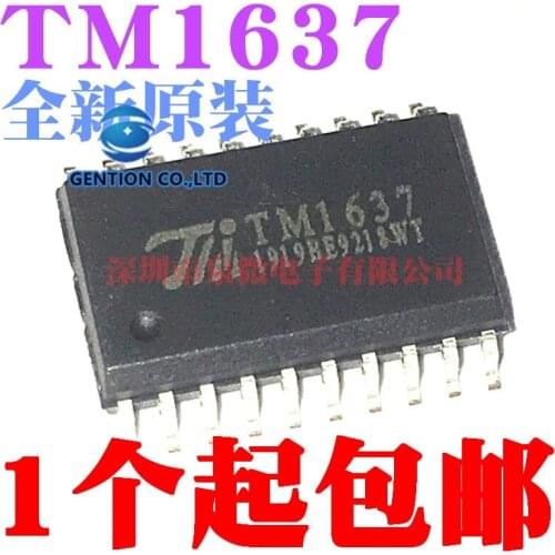 10PCS TM1637 SOP20 LED digital tube driver chip in stock 100% new and original