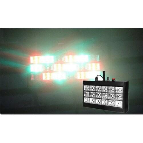 18PCS LED RGB Flash Club KTV Pub Effect Light DJ Disco Lights Mini Strobe Light For Bars Family Party Speed Adjustable