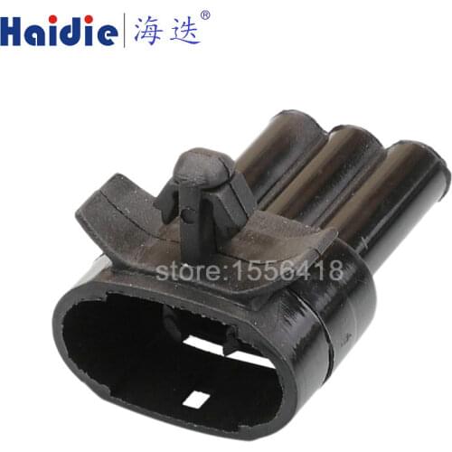 Free shipping 5sets 3pin Auto Electri waterproof wireharness plug harness connector 6187-3281