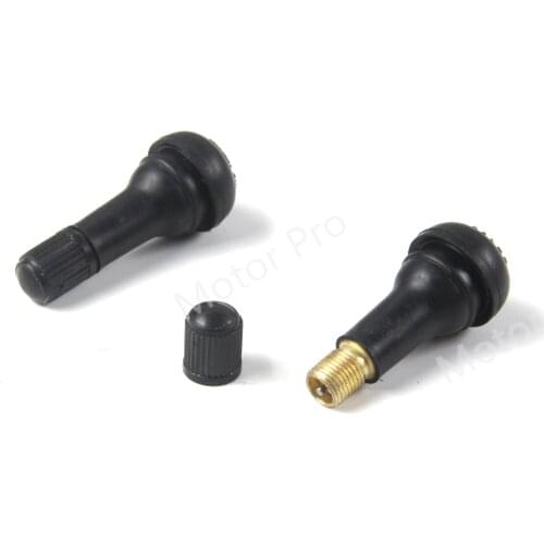 Black Motorcycle Wheel Valve Tire Rim Valves Stems Replacement Motor Wheel Universal Accessories for Honda Suzuki Yamaha