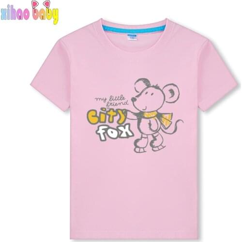 Child Clothes Unisex Kids Short Sleeve T Shirt Girls Boys Cotton Cartoon Mouse Tops Baby Summer Hot Sale Hiphop Pullover