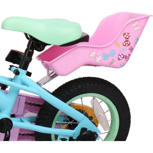 Drbike Kids Bike Seat Post Doll Seat with Holder for Kid Bike with Decorate Yourself Stickers baby bike bicycle baby seat doll