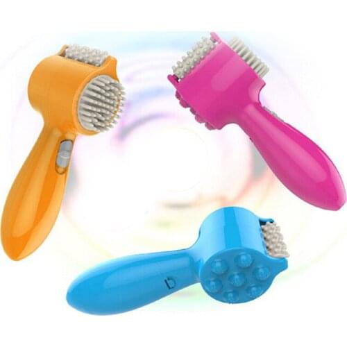 Body Massage Electric Vibrating Comb Brain Relaxation Massager Electric Vibrating Comb Teeth Massage Hammer