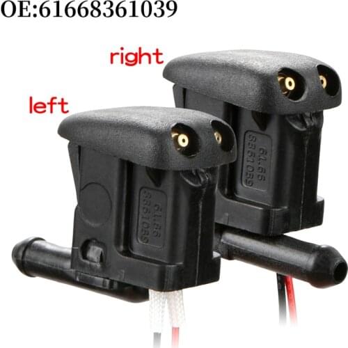 1pc Wiring Style Windshield Washer Liquid Nozzle for BMW E39 Car Window Heated Windshield Washer Nozzle Car Cleaning Accessories