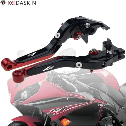 KODASKIN Folding Extendable CNC Adjustable Motorcycle Brake Clutch Levers for YAMAHA YZF R1 2002-2003
