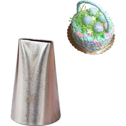 #45 Basket Cream Cake Decorating tips Stainless Steel Pastry Nozzles Baking Kitchen Tools Bakeware KH069
