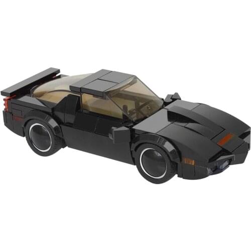 MOC Supercar Building Block Model Mechanical Racing Car Knights KITT Classic Racer Vehicle Bricks Assembly Childrens Toys Gift