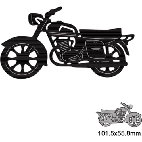 Cool Motorcycle Metal Cutting Dies For DIY Scrapbook Cutting Die Paper Cards Embossed Decorative Craft 2021 New