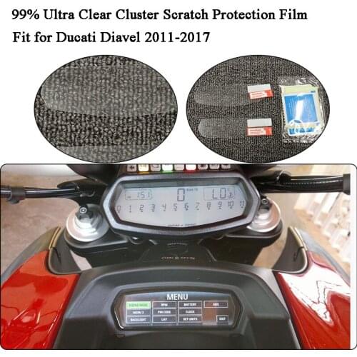 MTImport for Ducati Diavel 2011-2017 2012 2013 2014 Speedometer Speedo Screen Cluster Scratch Protection Film Dashboard Shield