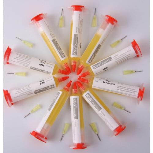 Flux Solder paste 10pcs 100% Original KSS S800 10CC Solder paste Fluxs for Soldering fluxo de BGA Welding Dispensing needle Flux