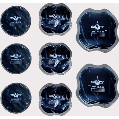 Ultra Fine Band Aid For Tire Repair Rubber Patch for Tire Puncture Cold Patch Chambered Patch And Natural Circular Patch