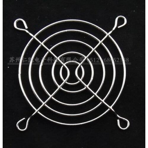 Nickel coated 80mmx80mm fan protection cover /ventilation fan grille/ fan guard grid/grilles