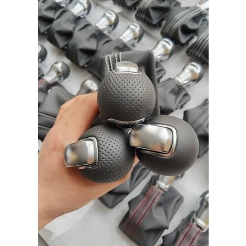 For Audi A3 S3 leather perforated shift handball gear lever set car modification partner gear gear lever