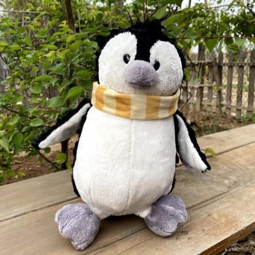 35-45cm Lovely Scarf Penguin Stuffed Plush Soft Doll Animals Toy Girls Baby Kids Birthday Gift