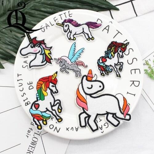 Mix sequins 6pcs cartoon DIY fashion fine embroidery cloth patches patches clothing jeans trumpet childrens stickers 588-B11